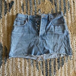 AGOLDE denim skirt